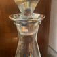 Stunning Silver Topped Krosno Pyramid Decanter Broadway & Co 2003 B/Ham