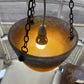 Stunning Antique Muller Freres Hanging Light Shade Art Nouveau French Glass Lamp