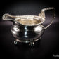 Heavy Georgian Silver Robert Hennell Cream Jug Antique Silverware 1815 London