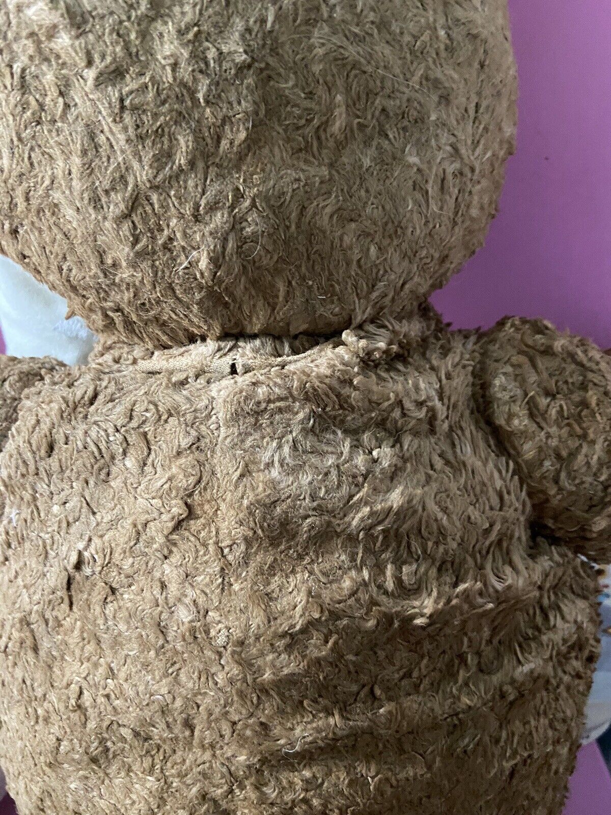 Large Vintage Teddy Bear Straw Filled Jointed Teddies In Need Of Love and Repair