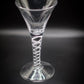 Beautiful Georgian Air Twist Wine Glass Antique Drinking Glass Collectable