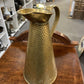 Antique Brass Jug Joseph Sankey & Sons Size 3 Hammered Brasswear Pitcher JS&S