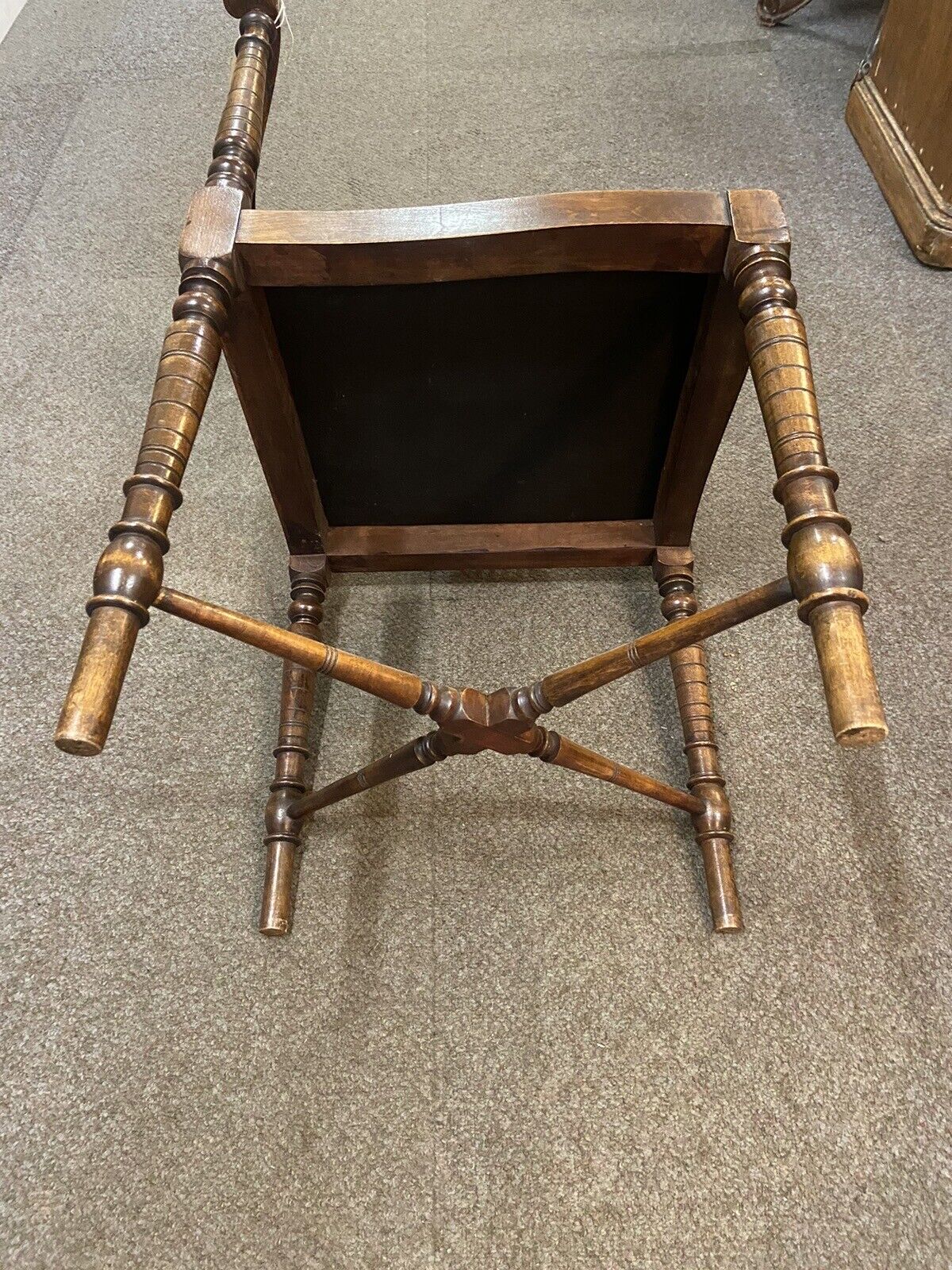 Beautiful Edwardian Corner Chair Upholstered Side Chair Antique Furniture