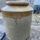 Vintage Stoneware Pot or Pot Collectable Kitchenalia Flowers Utensils Storage