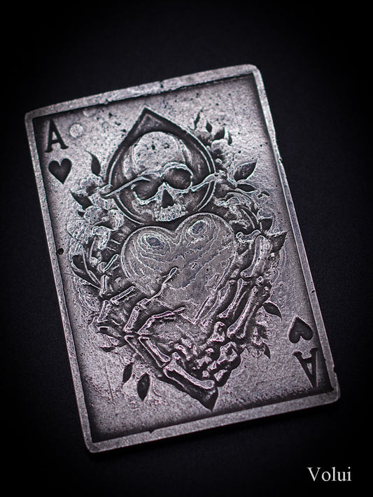 Reaper Ace of Hearts Silver