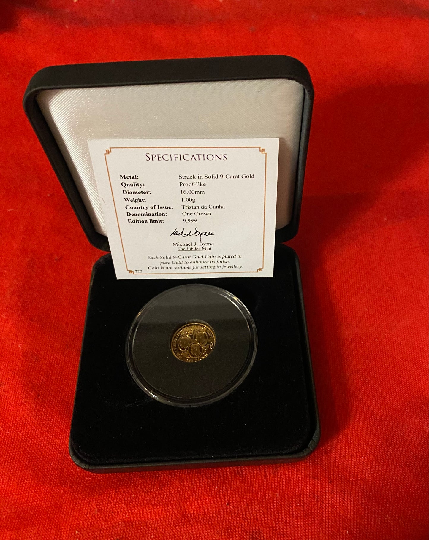 9ct Gold The Year of the Three Kings 80th Anniversary Proof Like