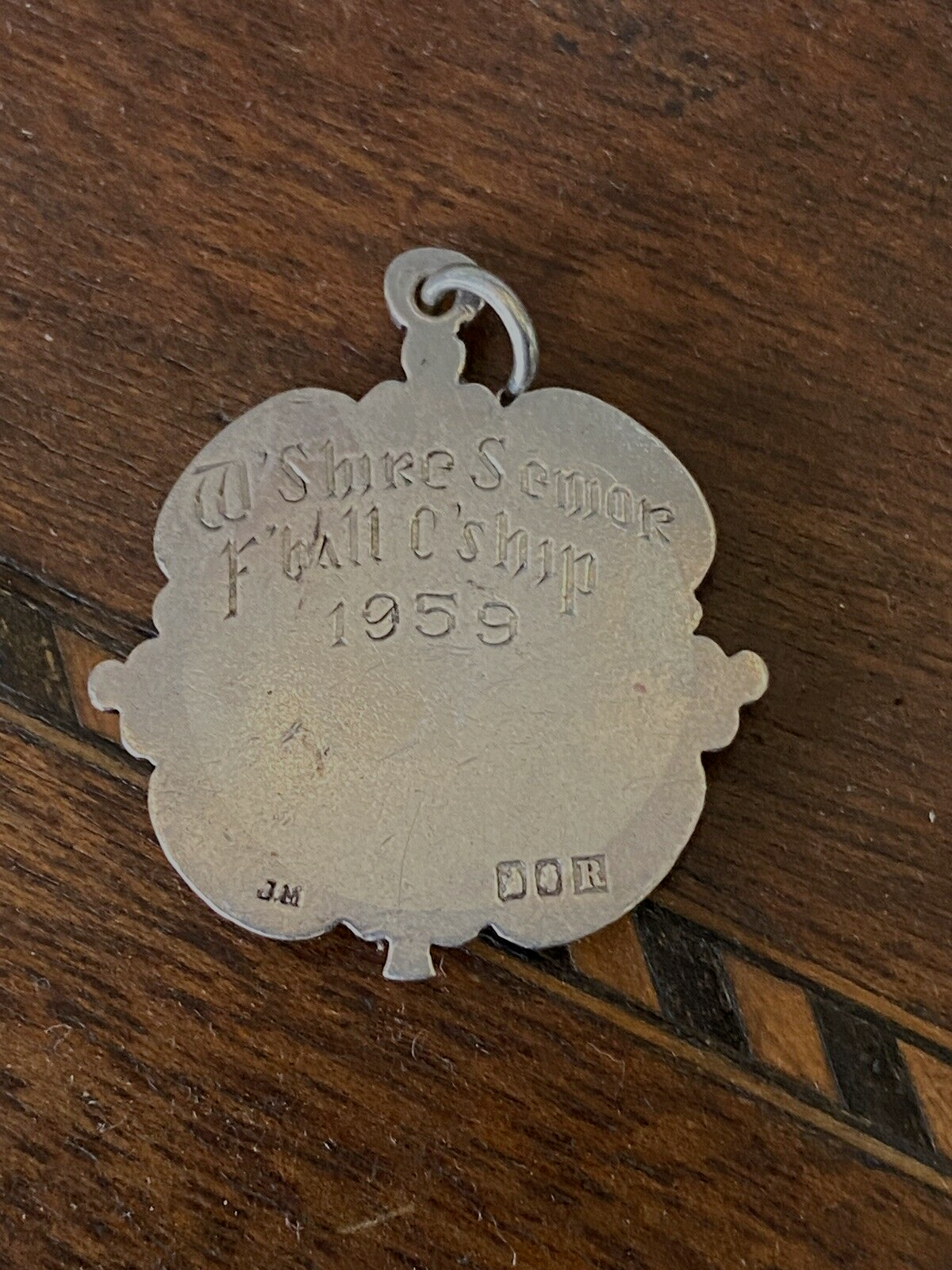 Vintage Silver Fob W'Shire Senior Football Championship 1959 Sporting Collection