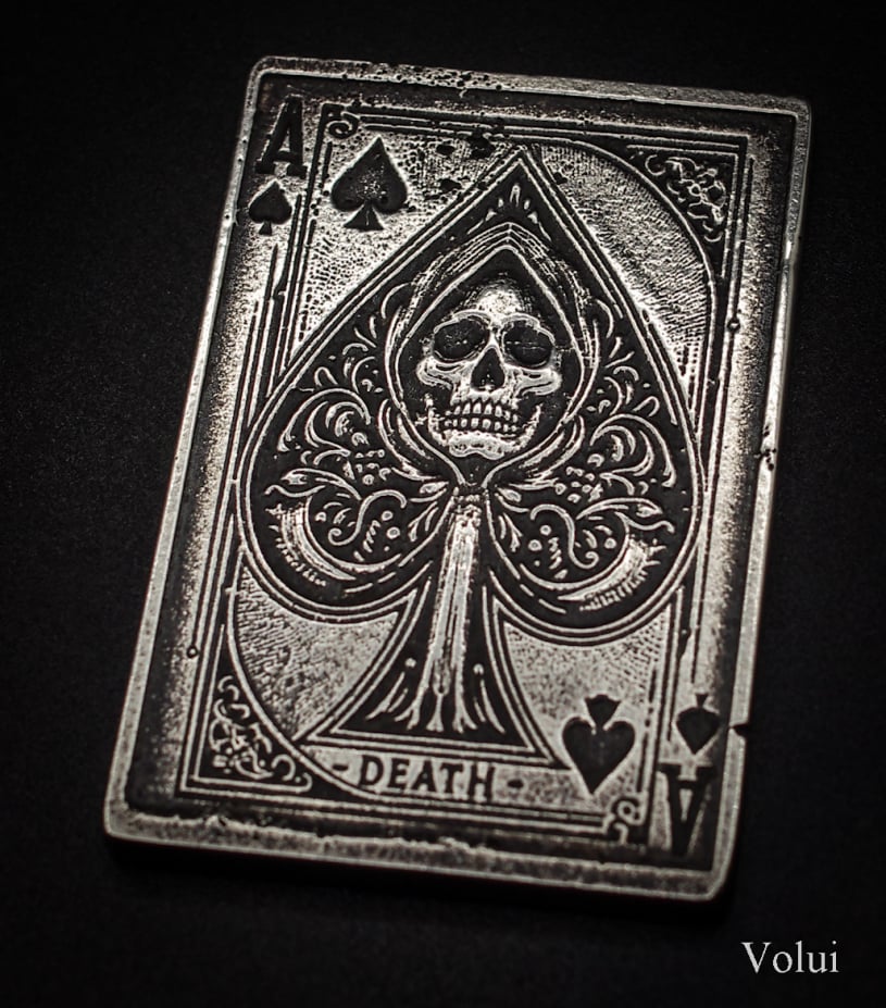 Silver Ace of Spades