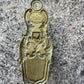 Small Antique Victorian Brass Letter Clip Merry Phipson & Parker Paper Clip