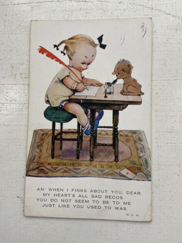 Vintage Mabel Lucie Attwell Postcard Dated 21 August 1928 Post Card Collectable