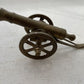Small Antique Brass Field Cannon Collectable Brassware