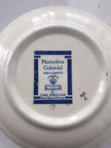 Antique Masons Regency Bowl Plantation Colonial for Carl Forslund Michigan