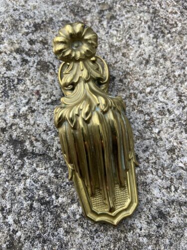 Small Antique Victorian Brass Letter Clip Merry Phipson & Parker Paper Clip