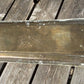 Large Heavyweight Brass Tray Rectangular With Leaf Pattern And Ornate Handles
