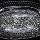 Antique German 800 Silver Pierced Dish with embossed Cherubs and Dogs