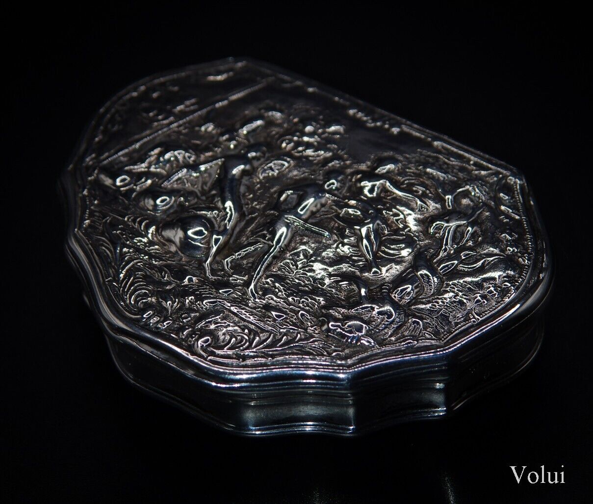 Stunning 18th Century Silver Snuff Box Collectable Antique