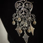 Wedding Jewellery Brooch Heart Shape Sylvsmidja of Voss Norway Silver Crowned 