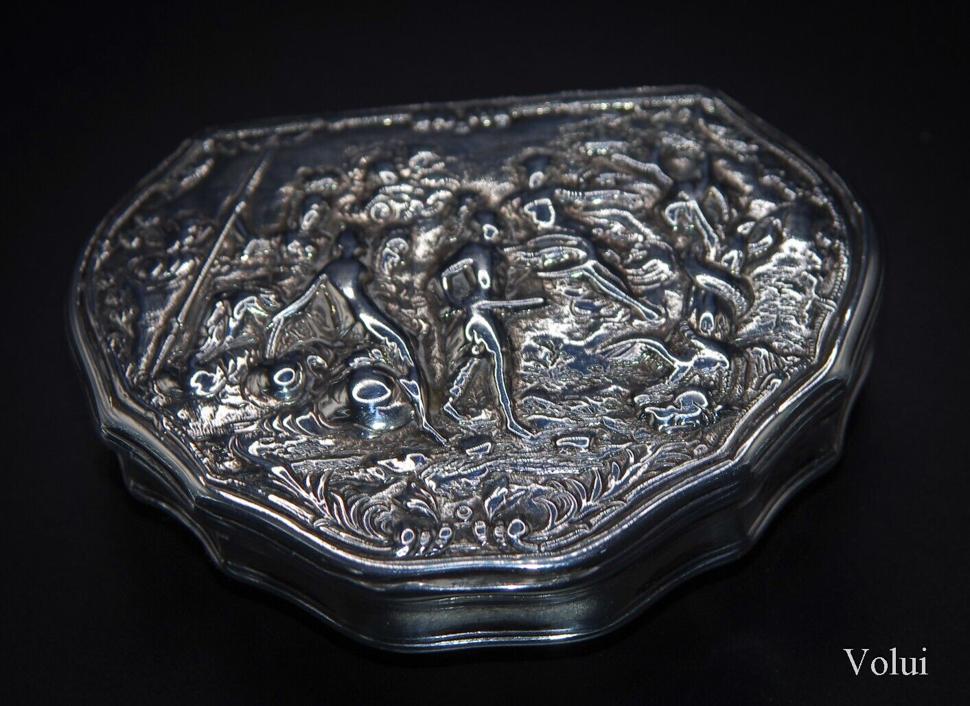 Stunning 18th Century Silver Snuff Box Collectable Antique