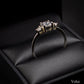 Attractive Silver Ring With Three Stones Pre-Owned Great Gift Idea