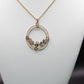 Antique Period Attractive 9ct Gold Seed Pearl Set Pendant & Necklace Great Gift