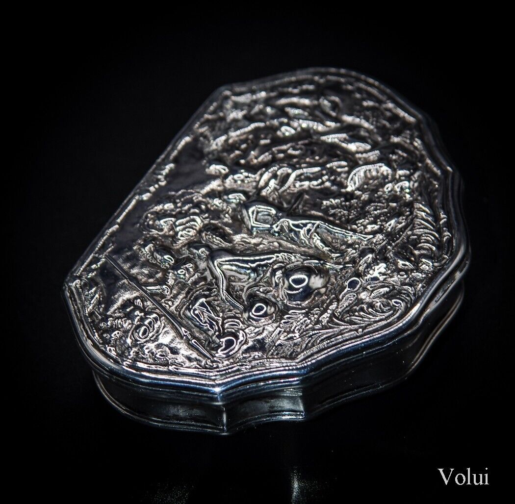 Stunning 18th Century Silver Snuff Box Collectable Antique