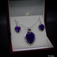 Beautiful Silver Necklace and Earrings Boxed Preowned Great Gift Idea