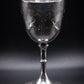 Beautiful Antique Victorian Solid Silver Engraved Goblet Henry Holland 1876