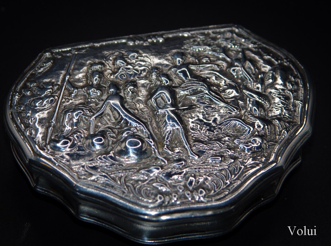 Stunning 18th Century Silver Snuff Box Collectable Antique