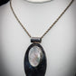 Beautiful Statement 925 Sterling Silver Mounted Pendant and Chain Great Gift
