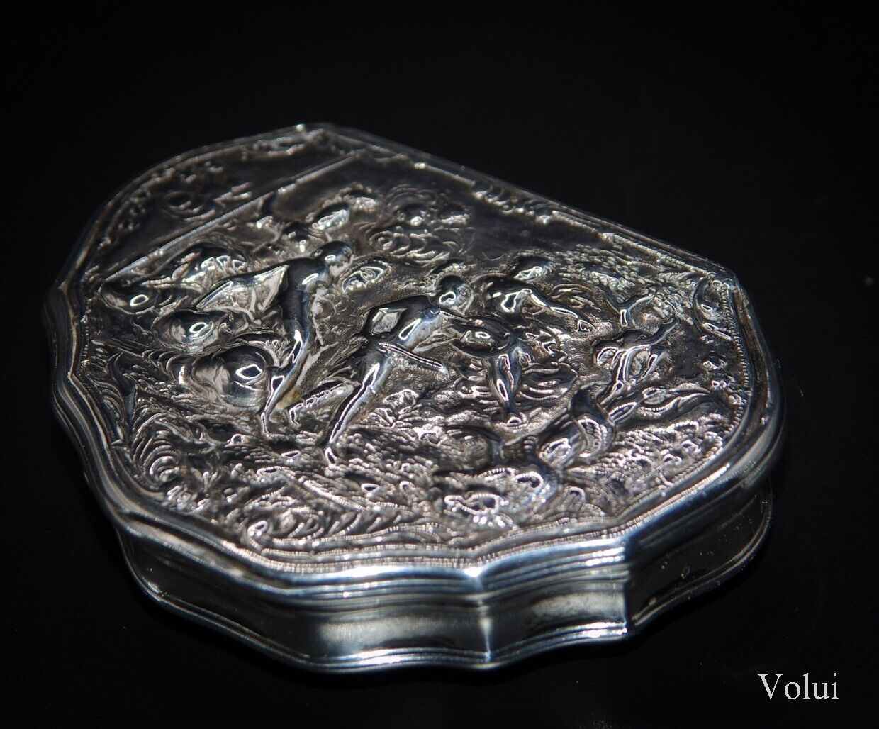 Stunning 18th Century Silver Snuff Box Collectable Antique