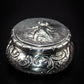 Antique 19th Century Dutch Silver Snuff Box Hinged Lid Beautifully Decorated