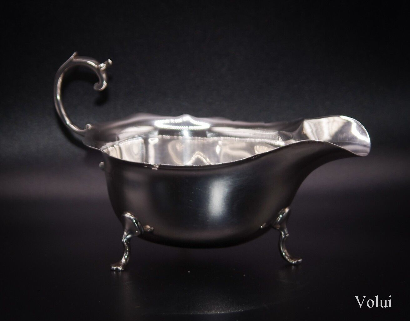 Antique Horace Woodward Solid Silver Sauce Boat 1915 Birmingham