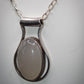 Beautiful and Eyecatching 925 Sterling Silver Mounted Pendant and Chain
