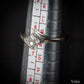 Beautiful Diamond 9 Carat White Gold Crossover Ring Size M1/2 Pre-Owned