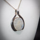 Stunning 925 Silver Mounted Moonstone Pendant and Chain Great Gift Idea