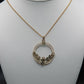 Antique Period Attractive 9ct Gold Seed Pearl Set Pendant & Necklace Great Gift