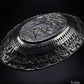 Antique German 800 Silver Pierced Dish with embossed Cherubs and Dogs