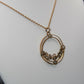 Antique Period Attractive 9ct Gold Seed Pearl Set Pendant & Necklace Great Gift