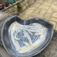 Vintage Ray Marshall Heart Shaped Dish Collectable Handcrafted Pottery