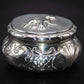 Antique 19th Century Dutch Silver Snuff Box Hinged Lid Beautifully Decorated