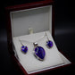 Beautiful Silver Necklace and Earrings Boxed Preowned Great Gift Idea