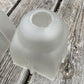 Art Deco Antique Frosted Glass Lamp Shade Light Cover Square 