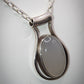 Beautiful and Eyecatching 925 Sterling Silver Mounted Pendant and Chain