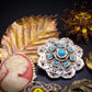 Collection of 10 Vintage Costume Jewellery Brooches Floral Leaf Feather 