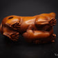 Japanese Netsuke Signed Cat and Mouse Boxwood