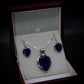 Beautiful Silver Necklace and Earrings Boxed Preowned Great Gift Idea
